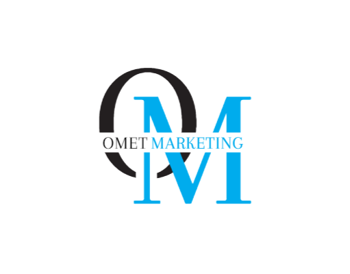 make an alphabet O M logo text on initials