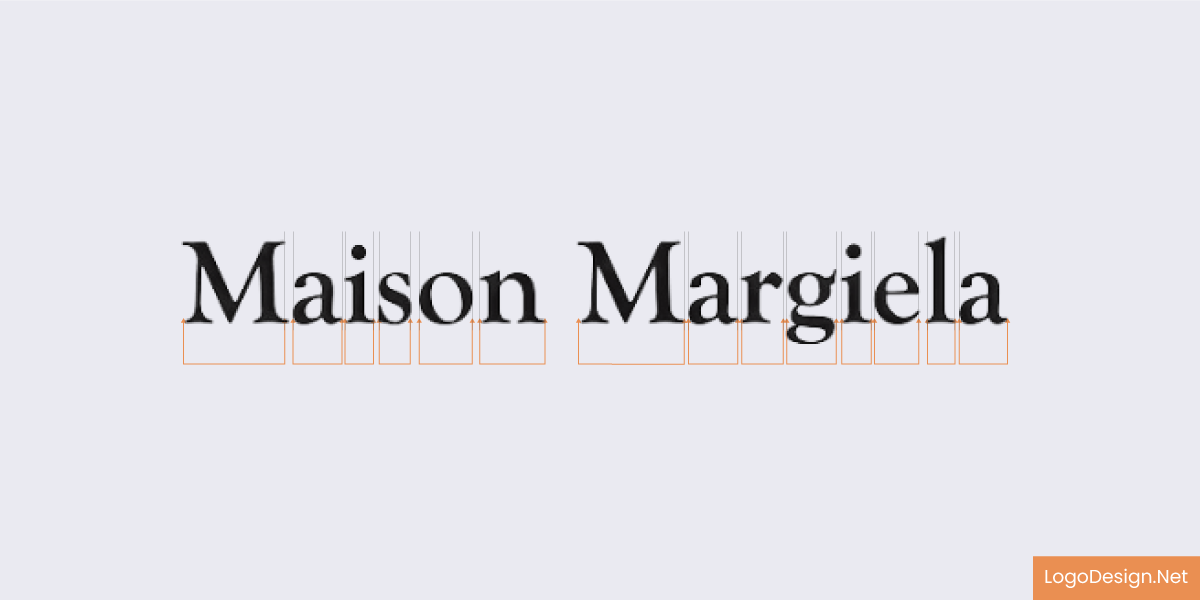 Maison Margiela logo, a fashion house based in France Maison Margiela logo, a fashion house based in France