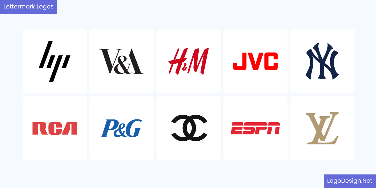 Lettermark Logos Lettermark Logos
