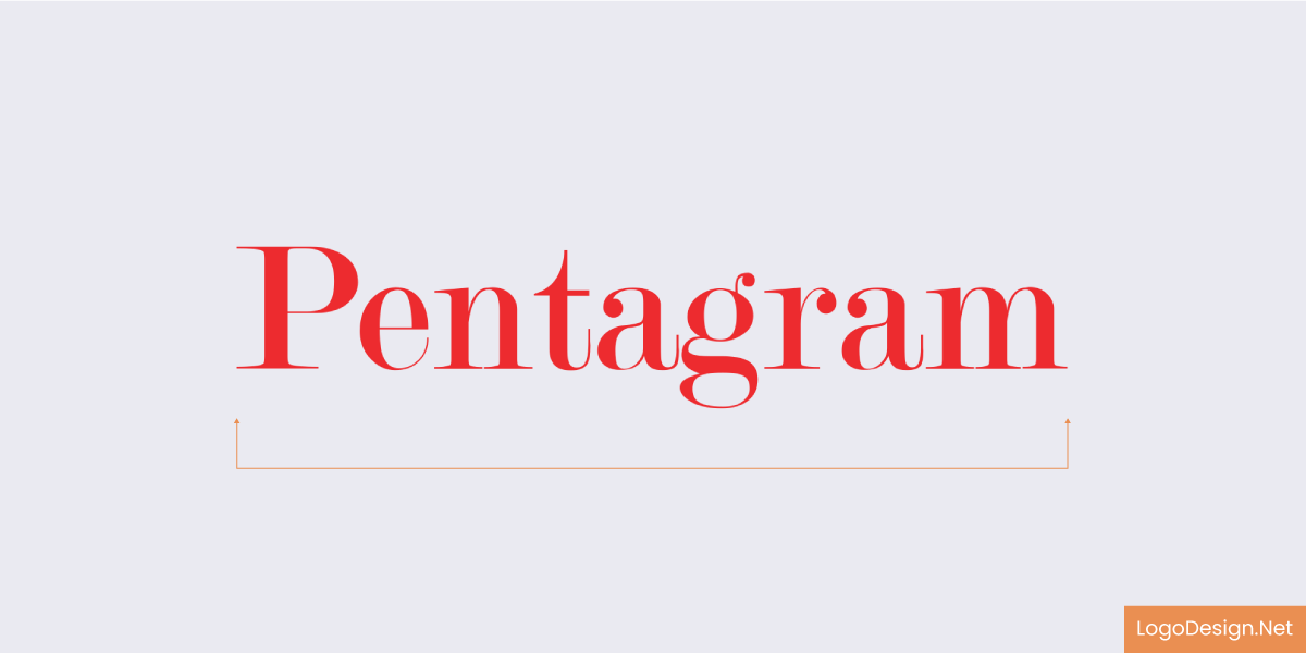 Pentagram logo, an independent design company Pentagram logo, an independent design company
