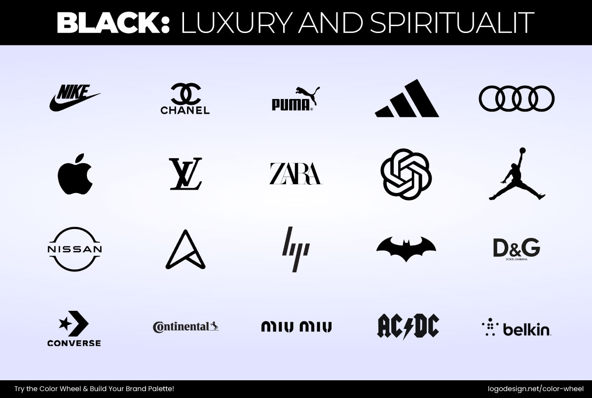 Black/Gray – Associated with Authority and Modernity Black/Gray – Associated with Authority and Modernity