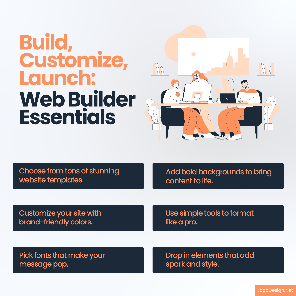 Build Customize Launch: Essentials to look for in Website Builders Build Customize Launch: Essentials to look for in Website Builders