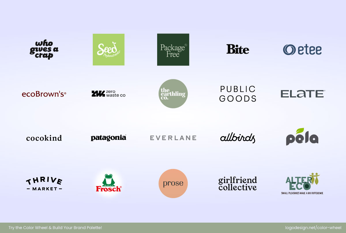 Earthy Tones Sustainability Logos Earthy Tones Sustainability Logos