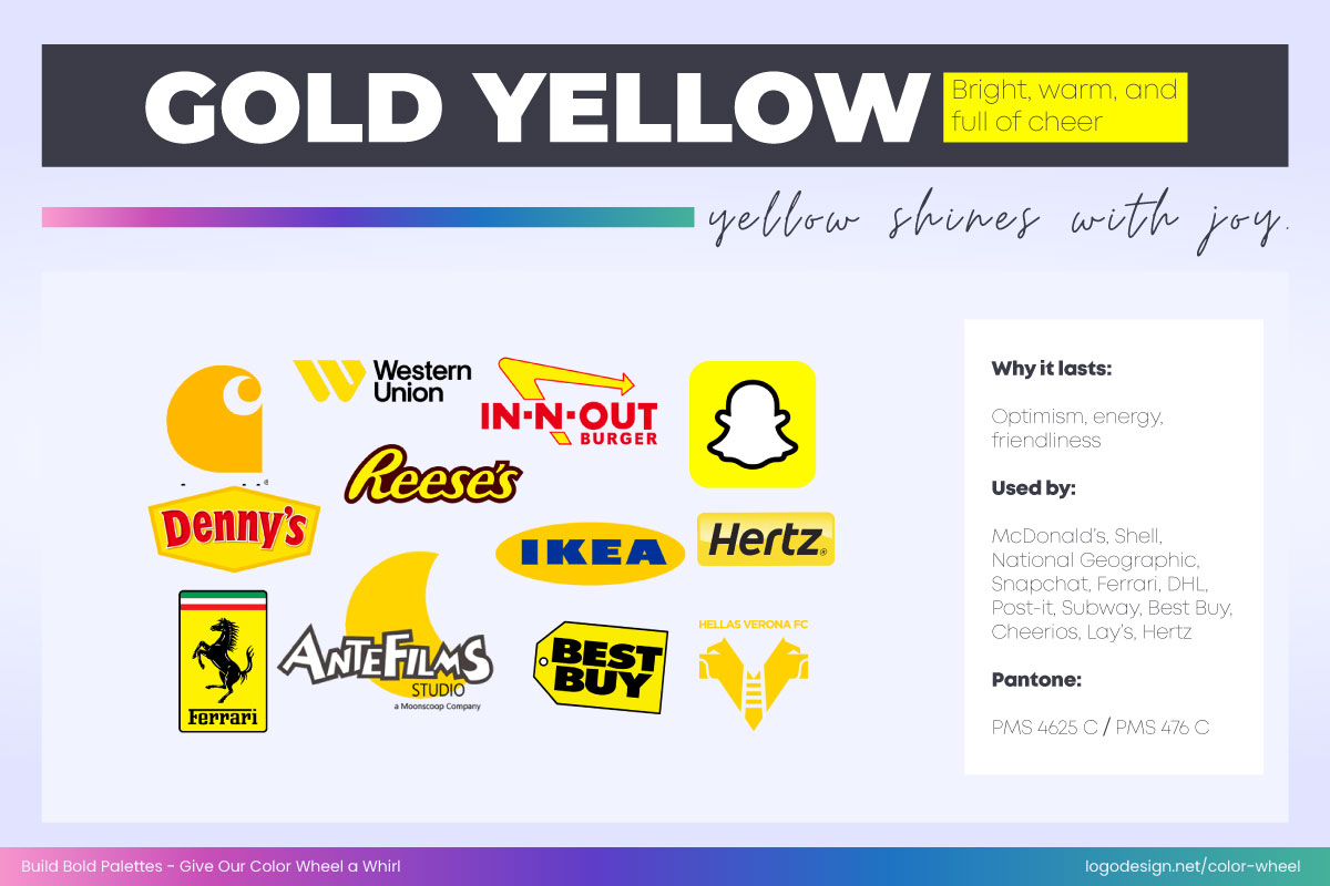 Gold Yellow Color Gold Yellow Color