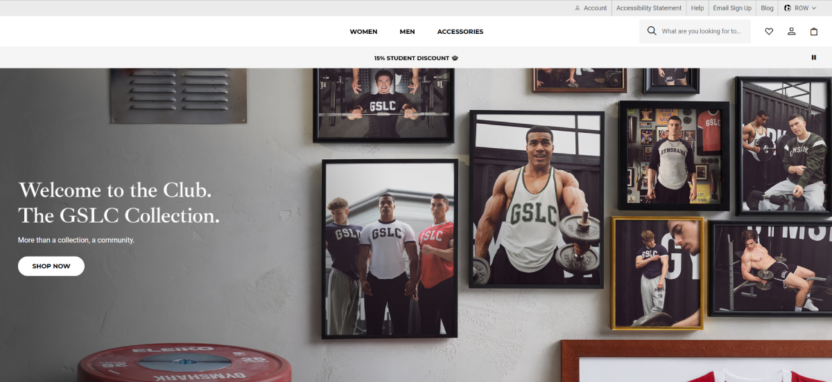 Gymshark Website Gymshark Website