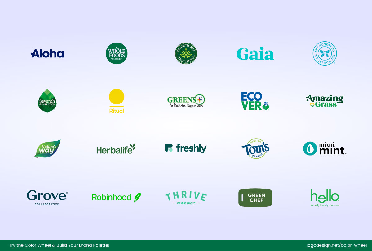 Muted Green Wellness Logos Muted Green Wellness Logos