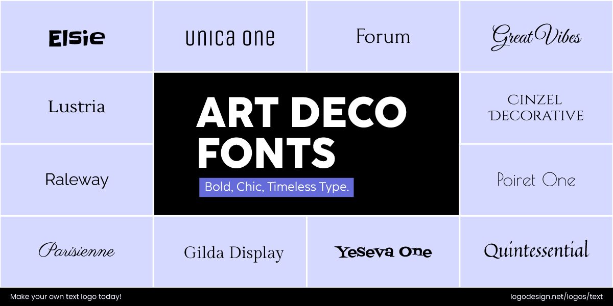 Art Deco Fonts Art Deco Fonts
