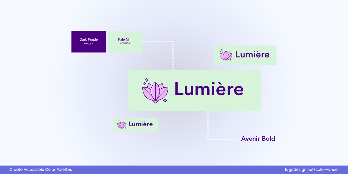 Distinct hue separation with a bold, modern font for clarity Distinct hue separation with a bold, modern font for clarity