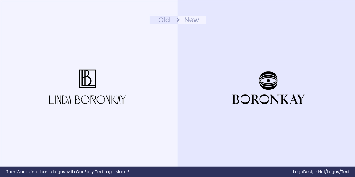 BORONKAY Studio Logo Before After BORONKAY Studio Logo Before After