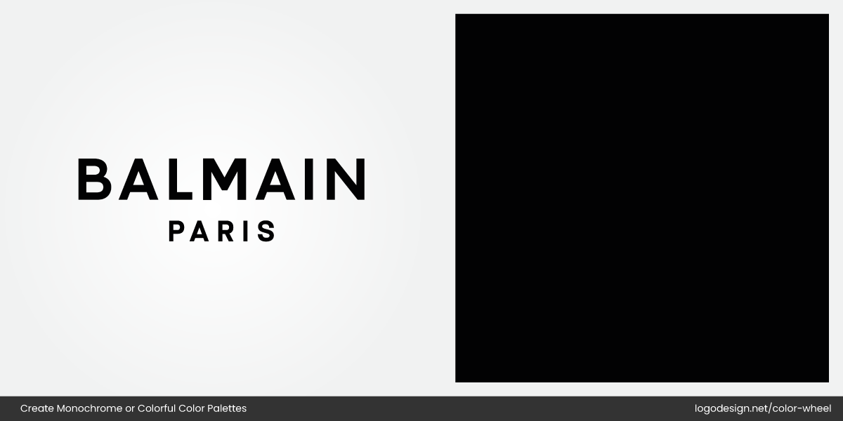 Balmain Logo Color Balmain Logo Color