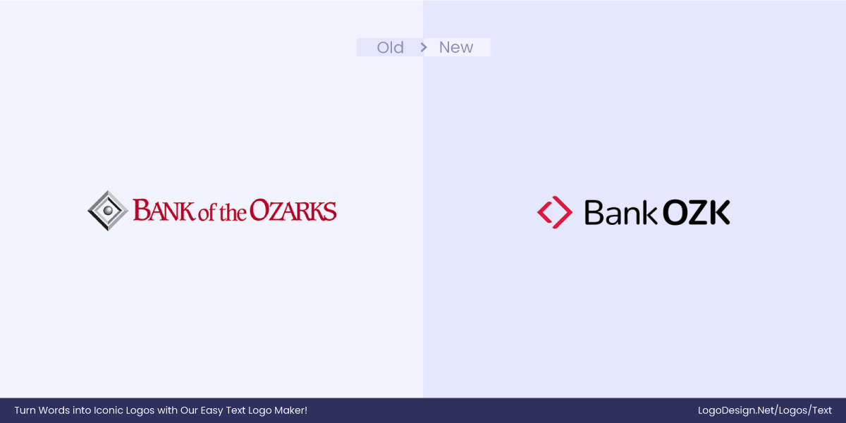 Bank Of the Ozarks Logo Before After Bank Of the Ozarks Logo Before After