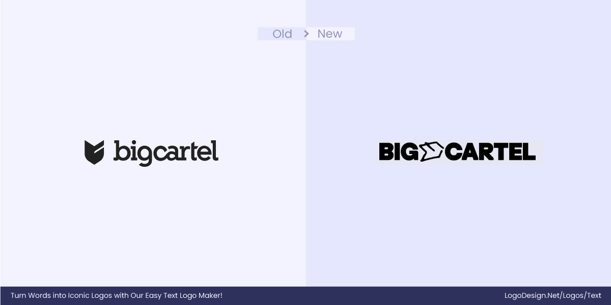 Big Cartel Logo Before After Big Cartel Logo Before After