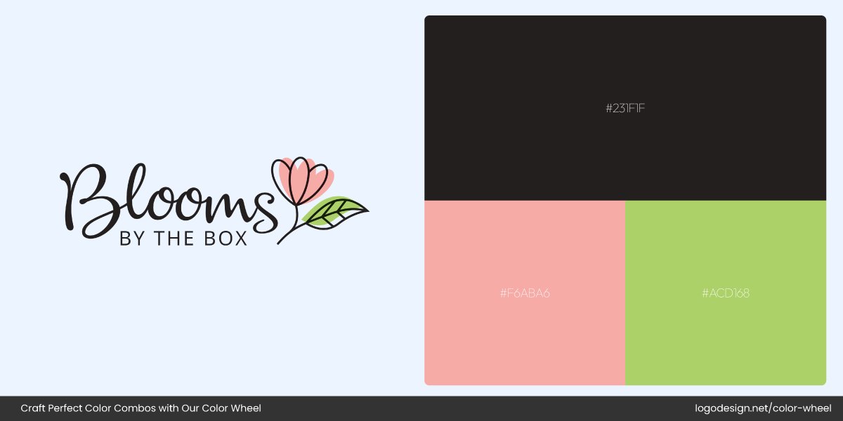 Blooms by the Box Logo Colors Blooms by the Box Logo Colors