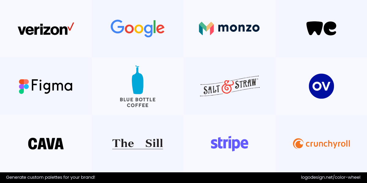 Brands Known for Flat-Color Logos