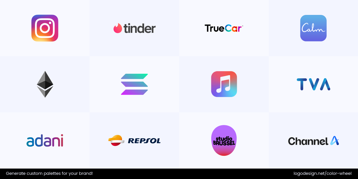 Brands Known for Gradient Logos