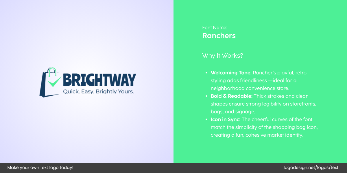 Brightway Logo Font and Typography Brightway Logo Font and Typography
