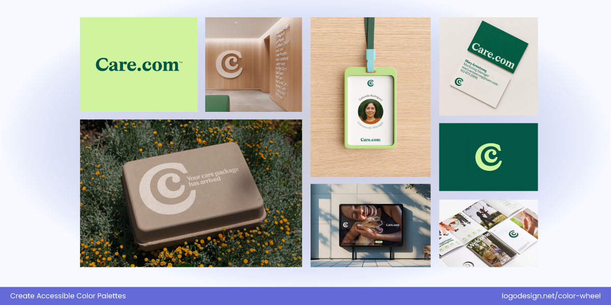 Care Logo - on different platforms Care Logo - on different platforms