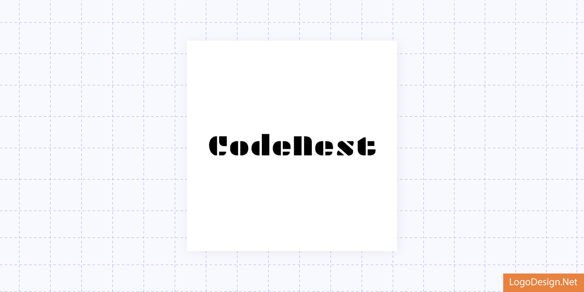 CodeNest Powerful Techy Font Text Logo CodeNest Powerful Techy Font Text Logo