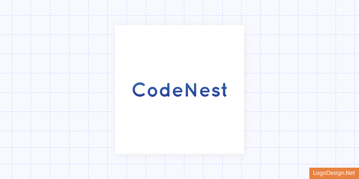 CodeNest Professional Simple Font Text Logo CodeNest Professional Simple Font Text Logo