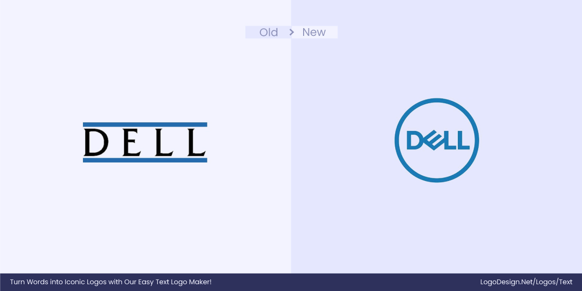 Dell Logo Before After Dell Logo Before After