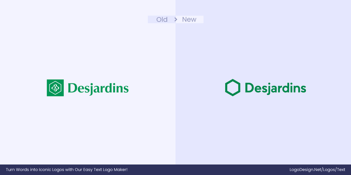 Desjardins Logo Before After Desjardins Logo Before After