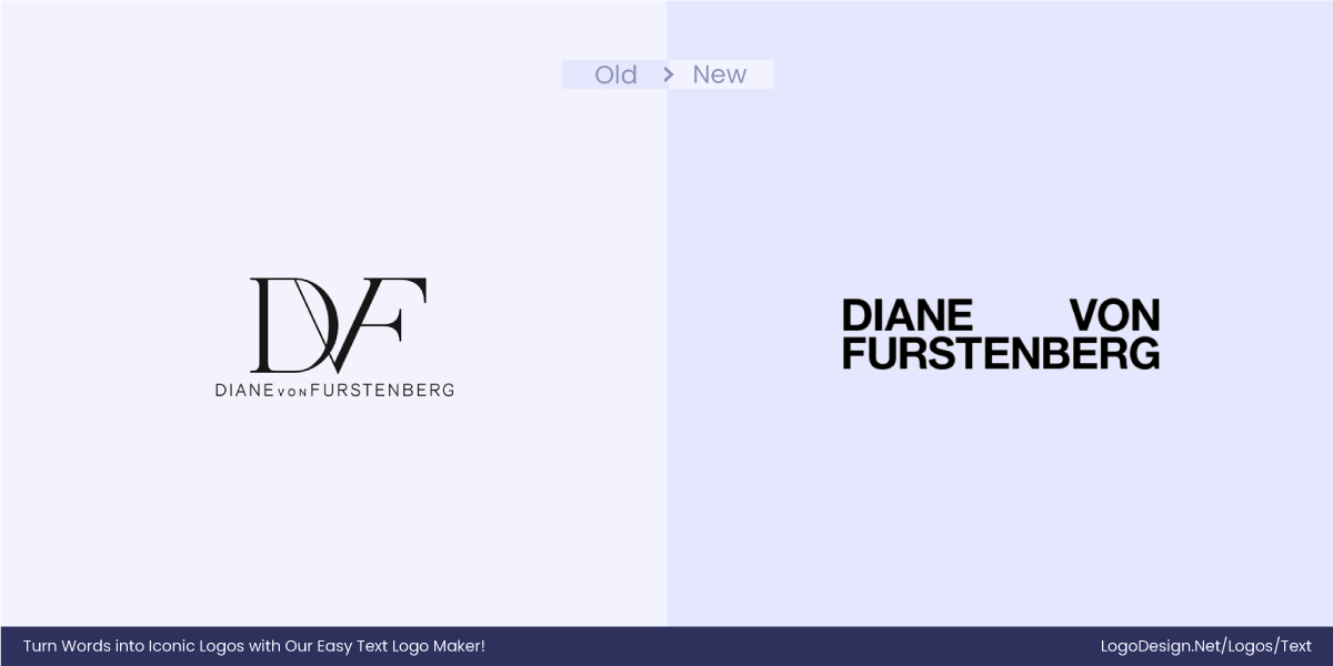 Diane Von Furstenberg Logo Before After Diane Von Furstenberg Logo Before After