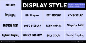 Typography in Logos: How to Choose the Right Fonts