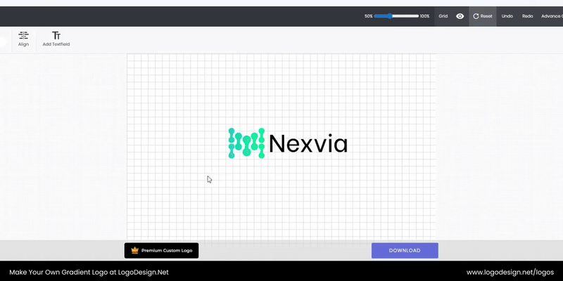 Preview your logo, then download it