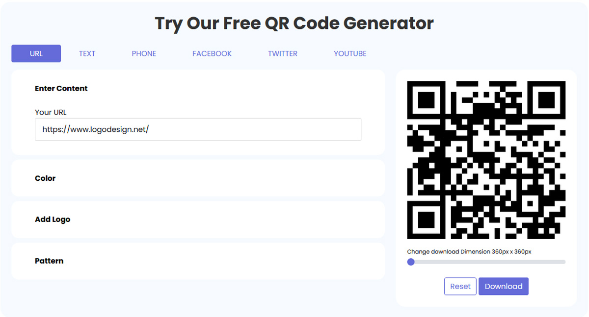 Enter your destination URL and other details to start generating a QR code Enter your destination URL and other details to start generating a QR code