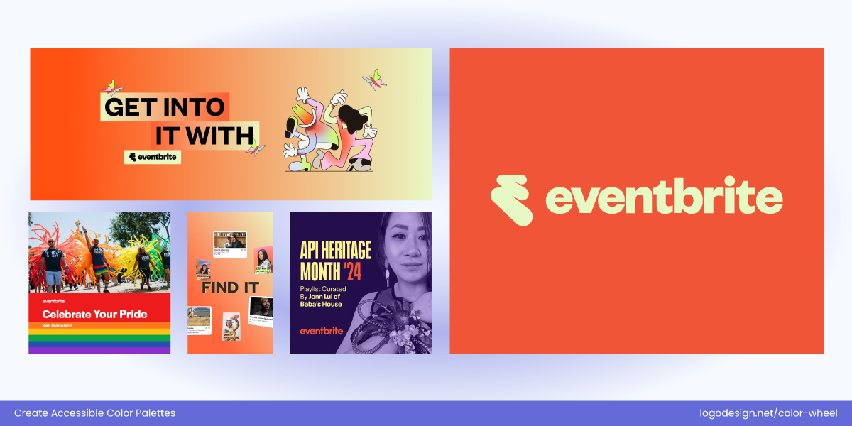 The Eventbrite logo uses high‑contrast colors for clear readability The Eventbrite logo uses high‑contrast colors for clear readability