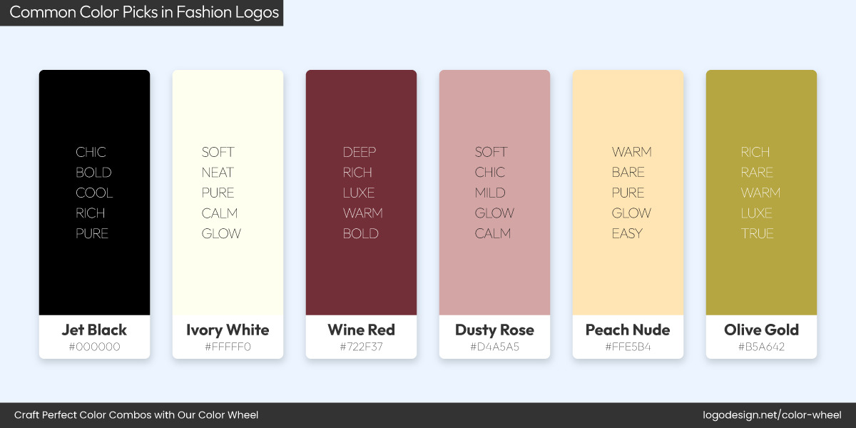 Fashion Color Palette Fashion Color Palette