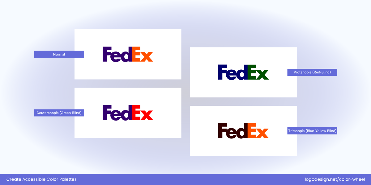 FedEx Logo and visual accessibility FedEx Logo and visual accessibility