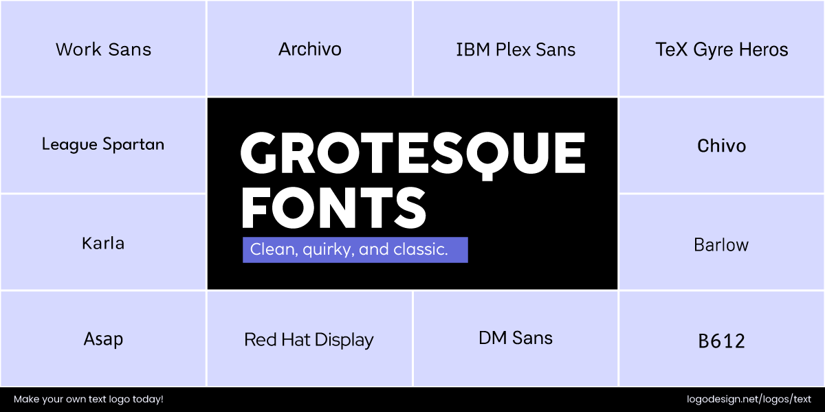 Grotesque Fonts Grotesque Fonts