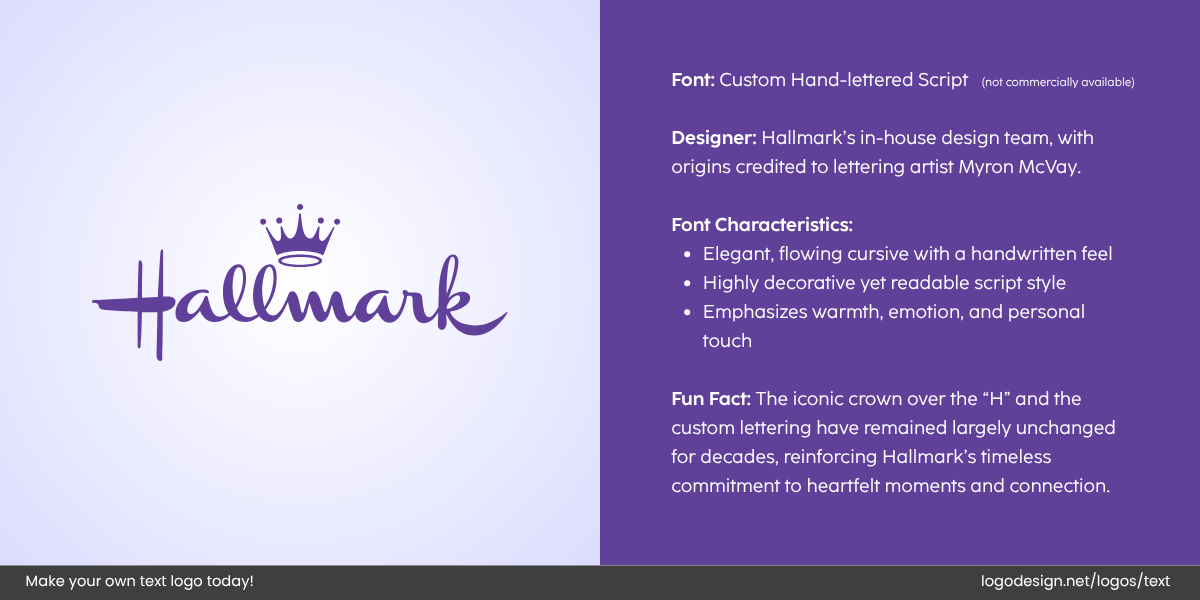 Hallmark Logo Font and Typography Hallmark Logo Font and Typography