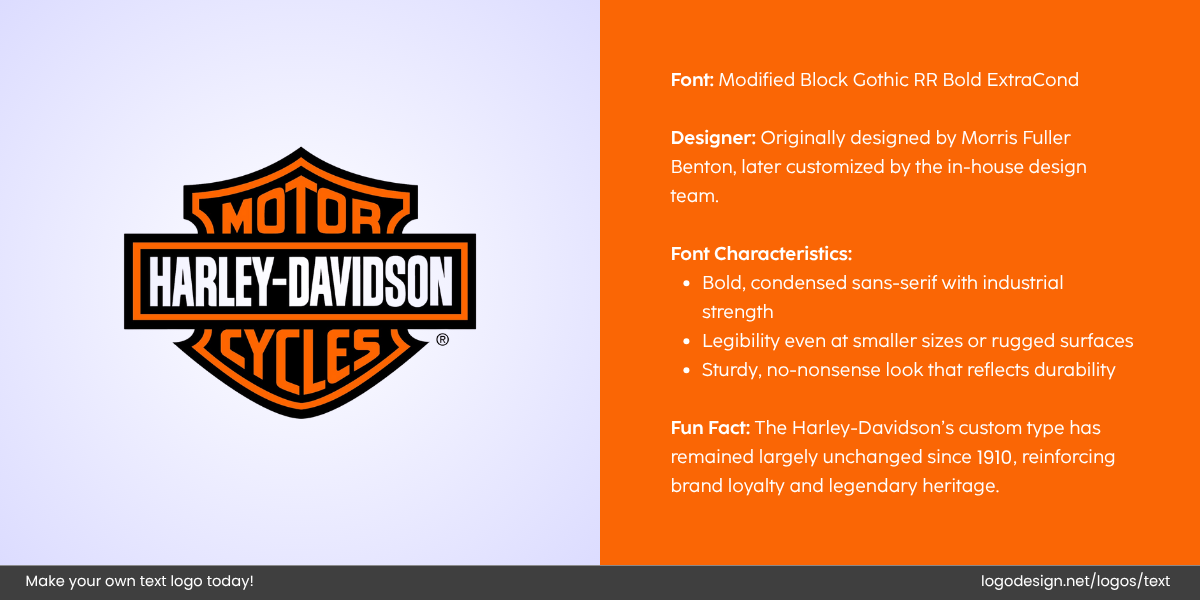 Harley Davidson Logo Font and Typography Harley Davidson Logo Font and Typography
