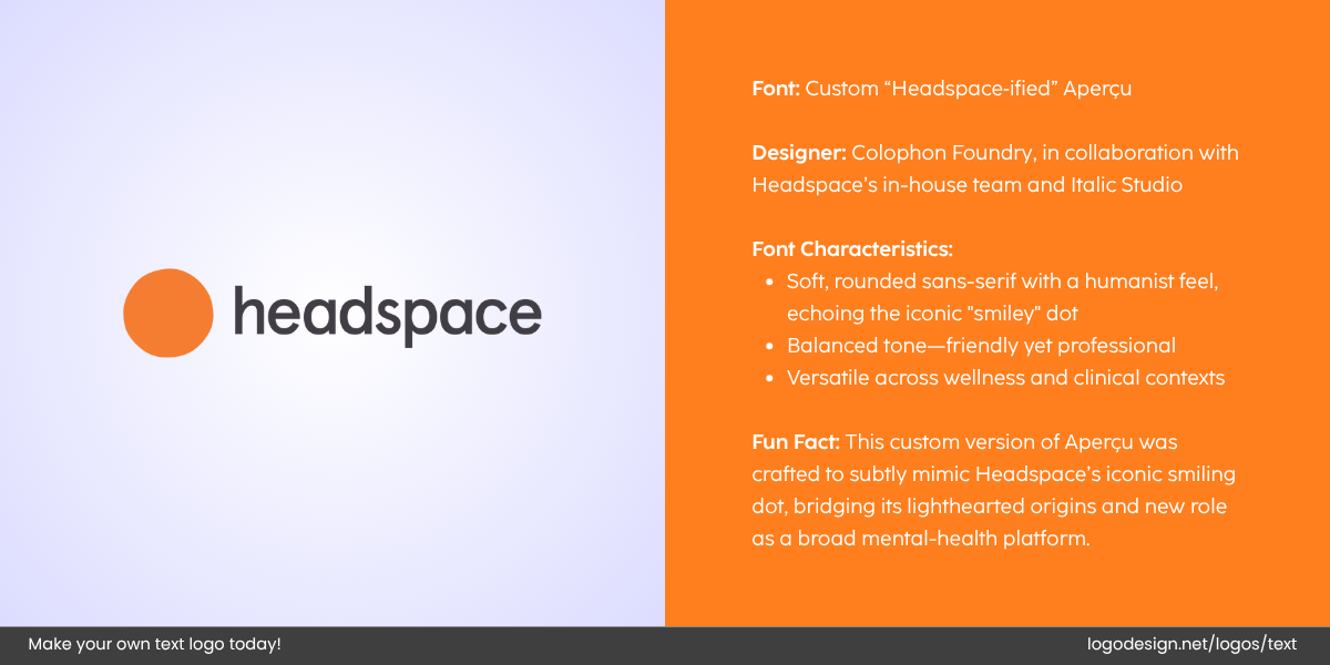 Headspace Logo Font and Typography Headspace Logo Font and Typography