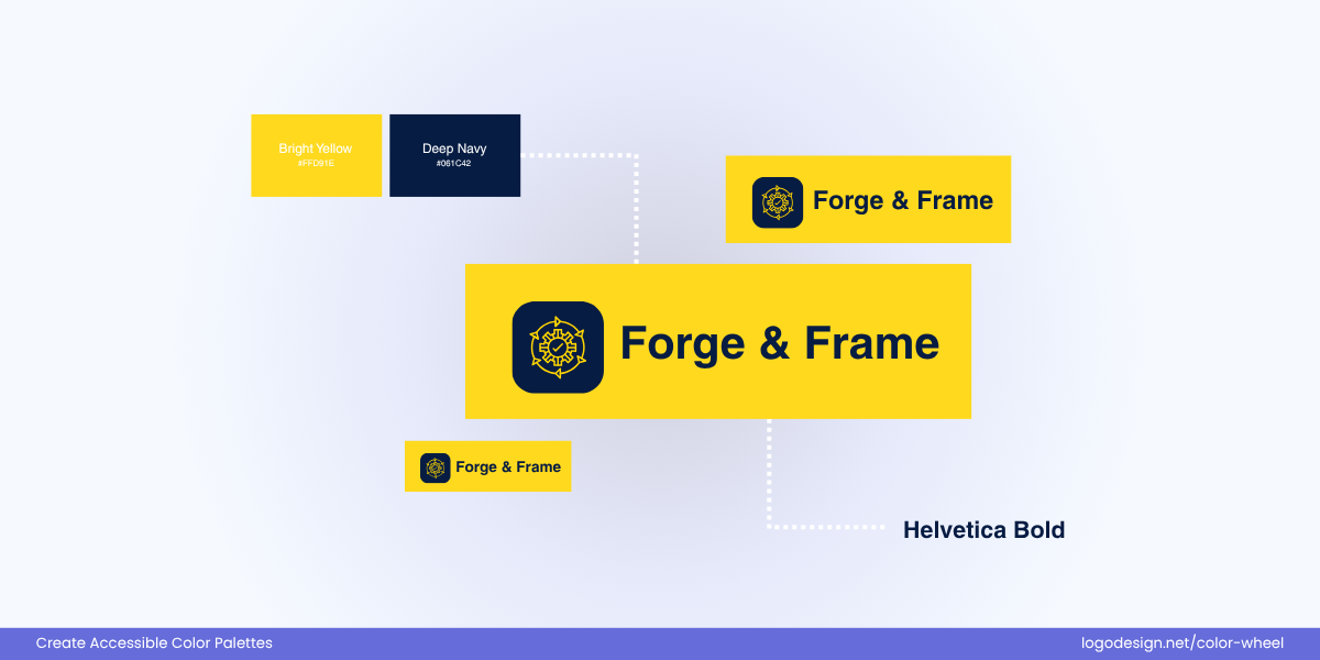 Strong contrast and a bold sans‑serif font make the text easy to read even at small sizes Strong contrast and a bold sans‑serif font make the text easy to read even at small sizes