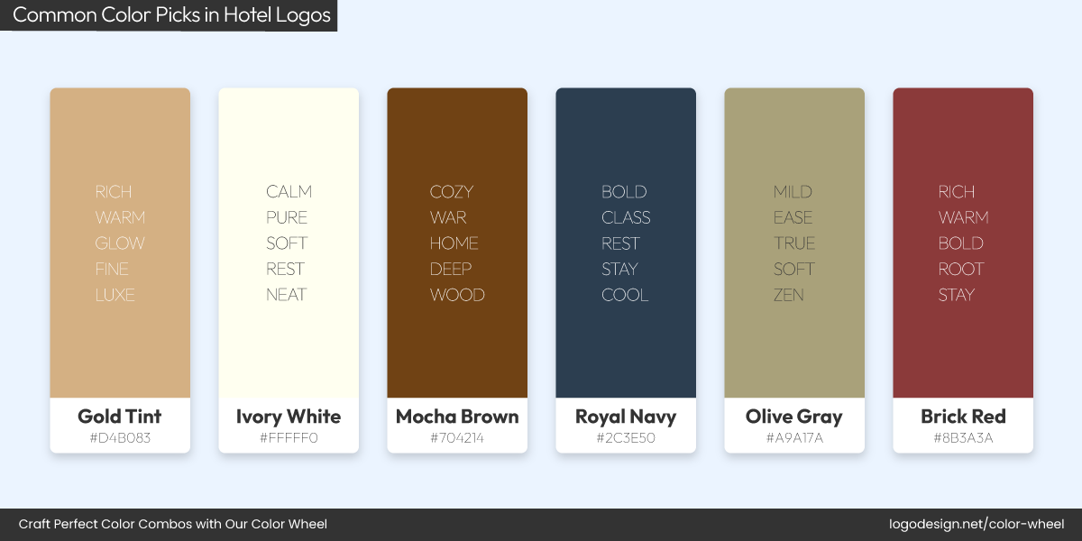 Hotel Color Palette Hotel Color Palette