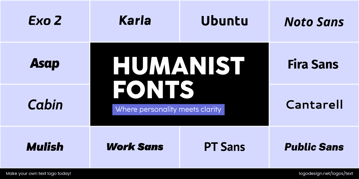 Humanist Fonts Humanist Fonts