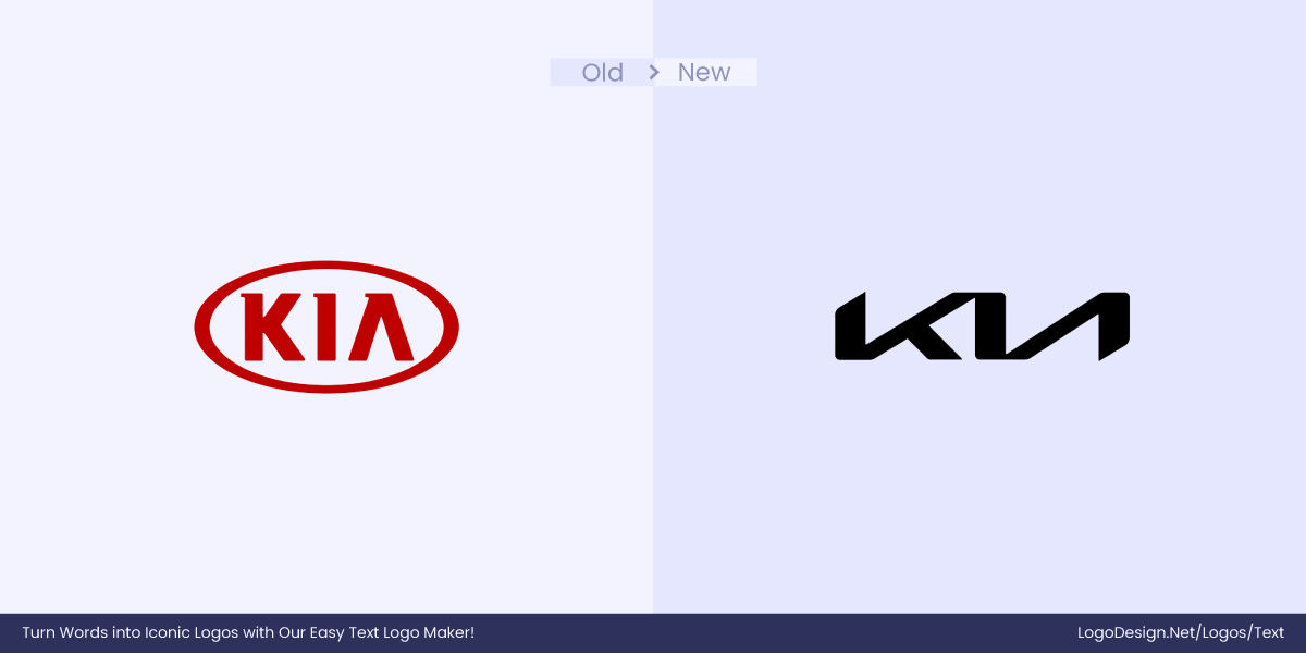 Kia Logo Before After Kia Logo Before After