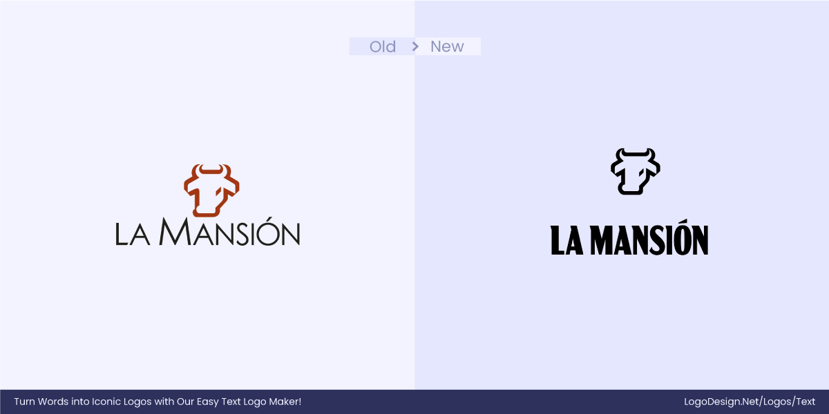 La Mansion Logo Before After La Mansion Logo Before After