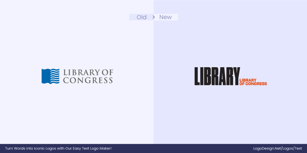 Library of Congress Logo Before After Library of Congress Logo Before After