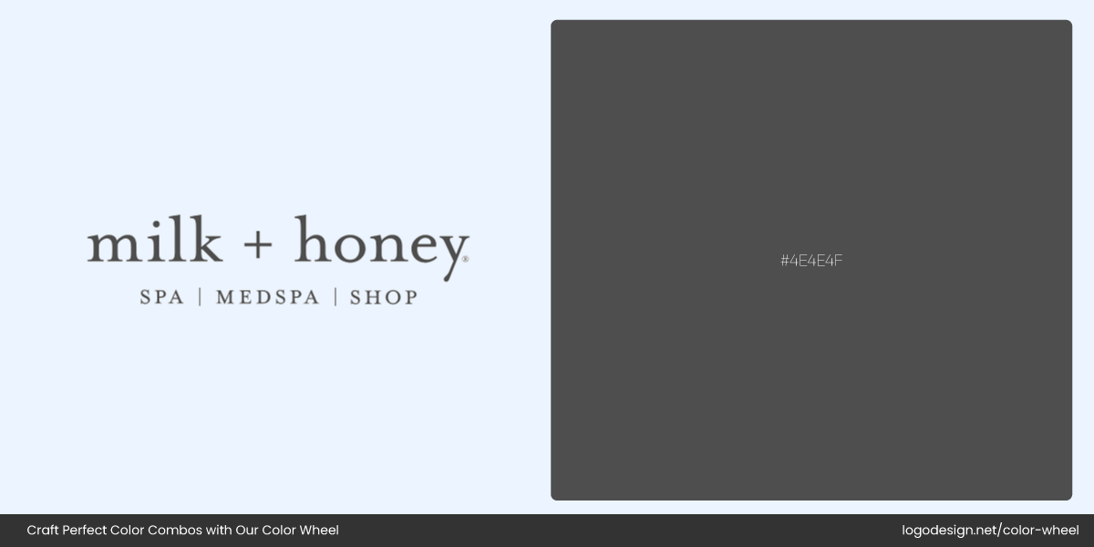 Milk Honey Logo Colors Milk Honey Logo Colors