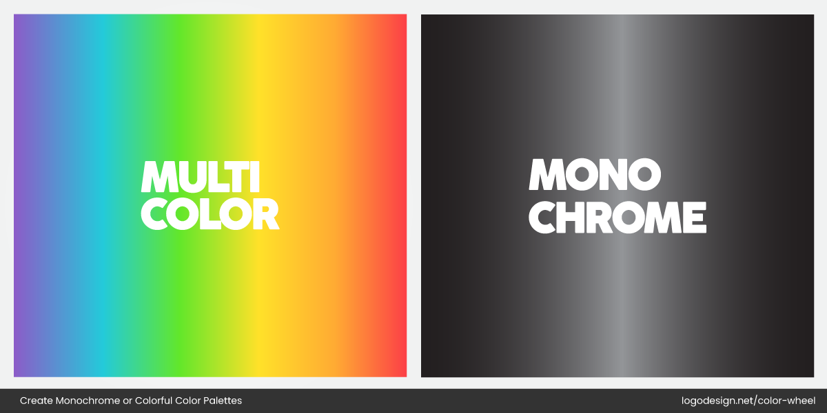Monochrome vs Multicolor Monochrome vs Multicolor