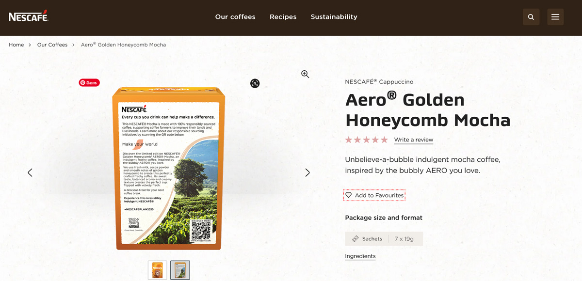 Nestlé includes custom QR codes on its product packaging to share details and engage consumers Nestlé includes custom QR codes on its product packaging to share details and engage consumers