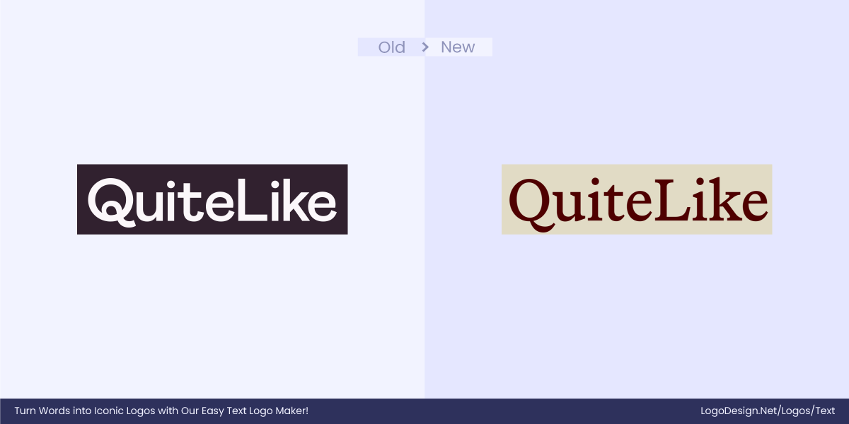 QuiteLike Logo Before After QuiteLike Logo Before After