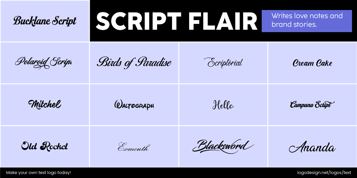 Script Fonts Script Fonts