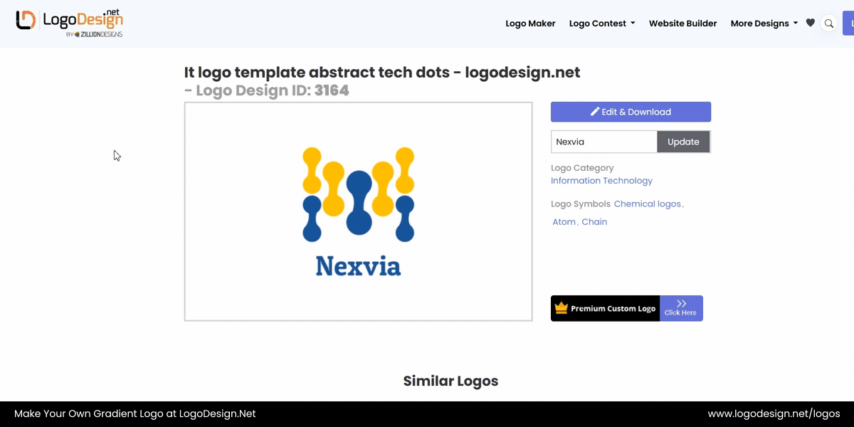 Customize your logo by tweaking the template, font, and layout