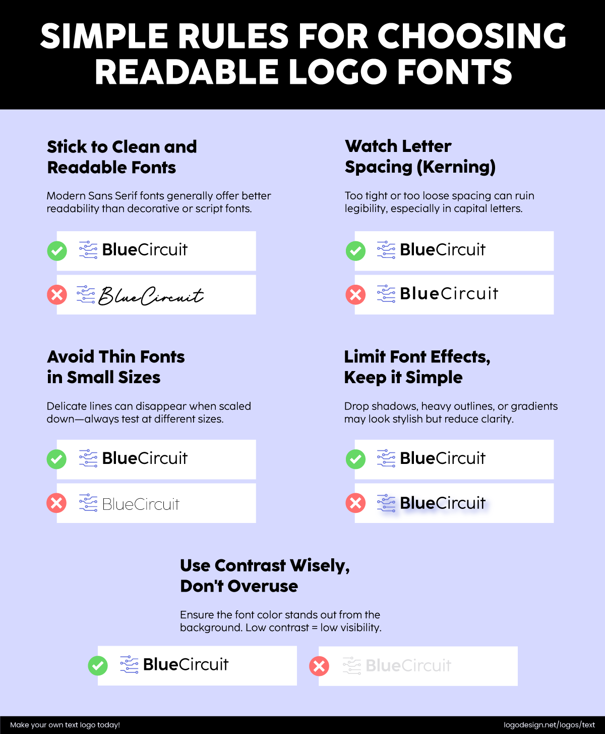 Simple Rules For choosing Readable Logo Fonts Simple Rules For choosing Readable Logo Fonts