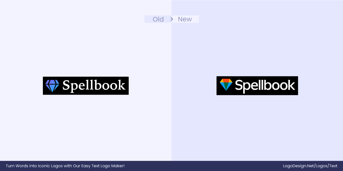 SpellBook Logo Before After SpellBook Logo Before After